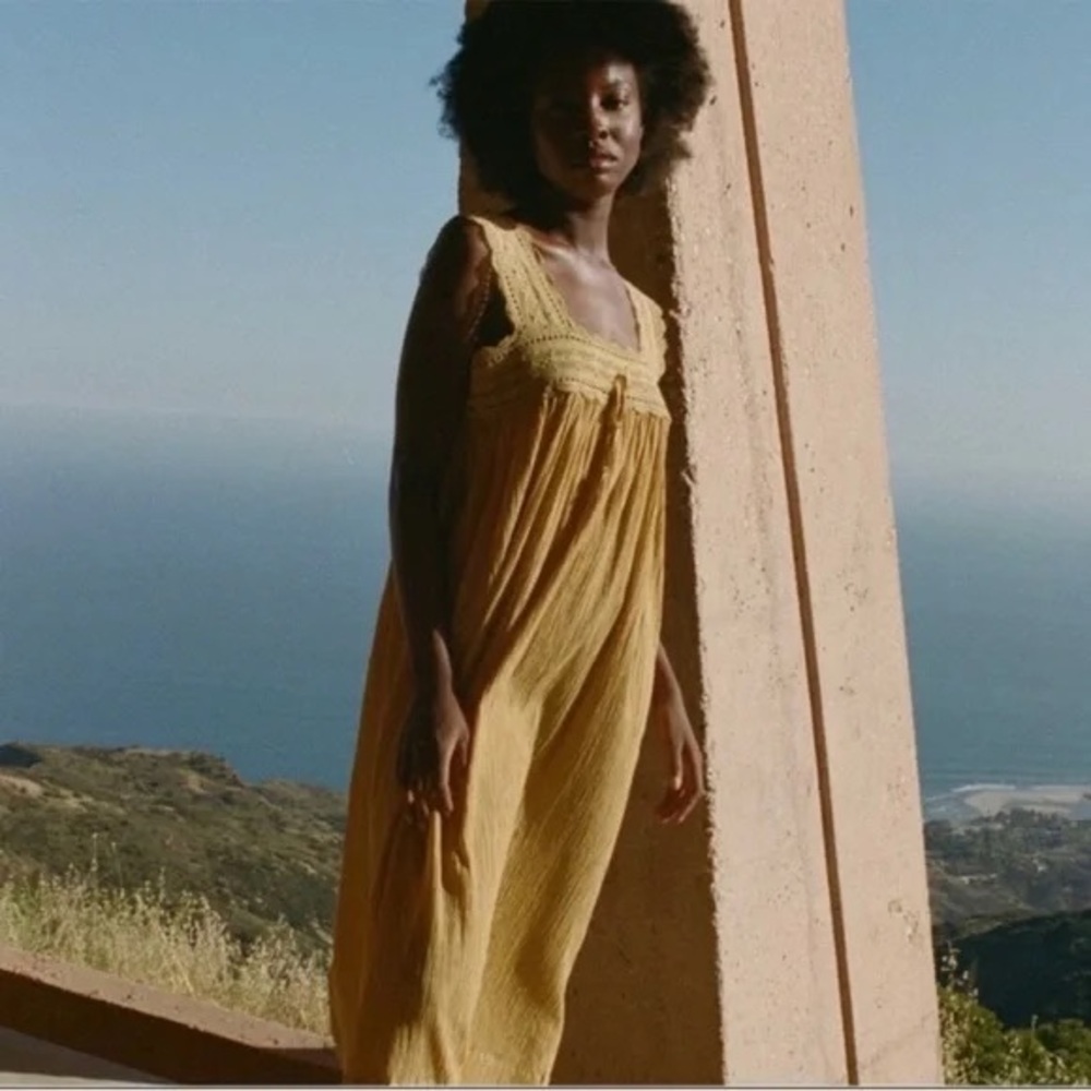 Doen Yellow Maxi Dress